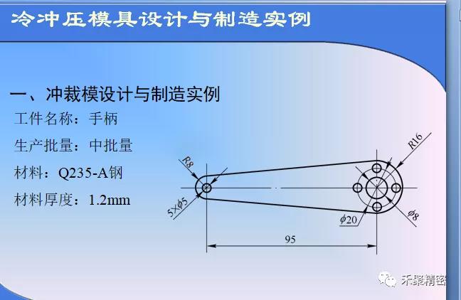 沖裁模設(shè)計與制造實例